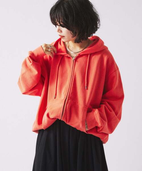 JOURNAL STANDARD relume(ジャーナルスタンダード レリューム)の「【60’s】ヴィンテージピグメント ジップ パーカー(パーカー・メンズ・ネイビー/ピンク/ブラック・MEDIUM/LARGE)」の10枚目の写真