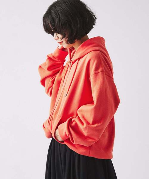 JOURNAL STANDARD relume(ジャーナルスタンダード レリューム)の「【60’s】ヴィンテージピグメント ジップ パーカー(パーカー・メンズ・ネイビー/ピンク/ブラック・MEDIUM/LARGE)」の4枚目の写真