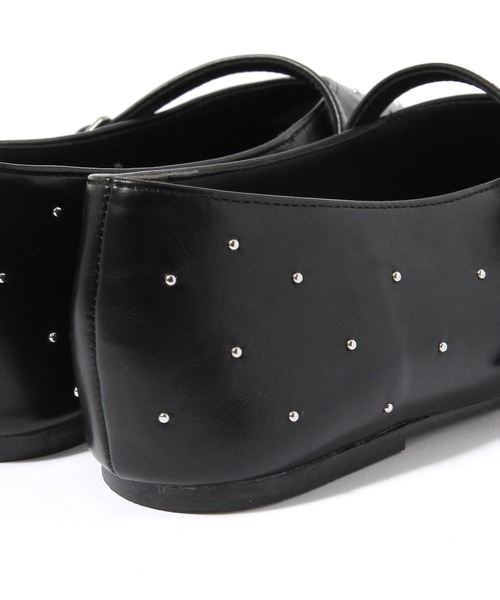 studio CLIP（スタディオクリップ）の「ワンストラップスタッズパンプス（パンプス・レディース・ブラック/アイボリー/ブラウン・MEDIUM/LARGE）」の11枚目の写真