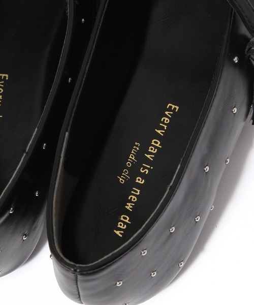 studio CLIP（スタディオクリップ）の「ワンストラップスタッズパンプス（パンプス・レディース・ブラック/アイボリー/ブラウン・MEDIUM/LARGE）」の12枚目の写真