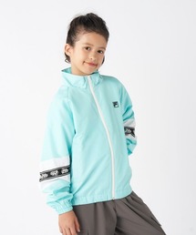 FILA（フィラ）の「【FILA/フィラ】キッズウィンドブレーカー｜ファスナー仕様｜ポケット付き｜配色切替（ナイロンジャケット）」