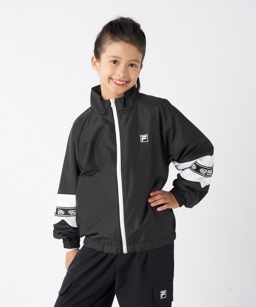 セール】【FILA/フィラ】キッズウィンドブレーカー｜ファスナー仕様