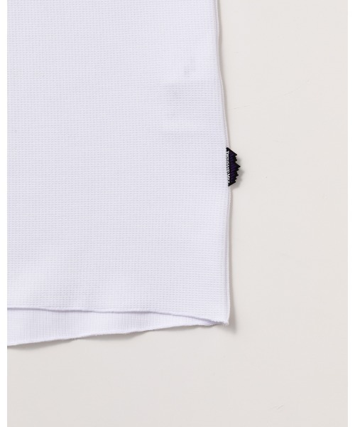 THOUSAND MILE（サウザンドマイル）の「[Unisex]HENLEY NECK SHIRT TECH WAFFLE/ヘンリーネックシャツ（Tシャツ/カットソー・レディース・グレイッシュベージュ/ネイビー/スミクロ/オフホワイト・XL/L/M/S/XS）」の9枚目の写真