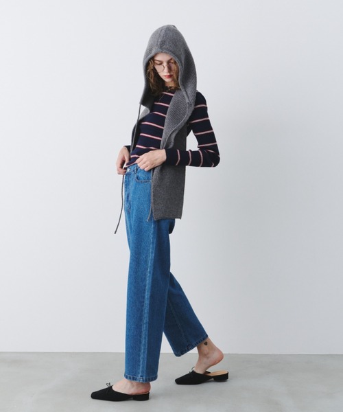 フロントクロスデニムパンツ（デニムパンツ）｜bita.（ビタ）の