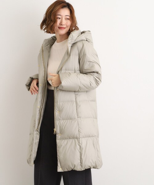 セール】【名品アウター/800FP・多機能】つつまれダウンロング（ダウン