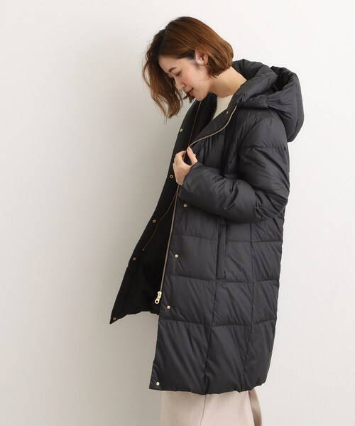 セール】【名品アウター/800FP・多機能】つつまれダウンロング（ダウン