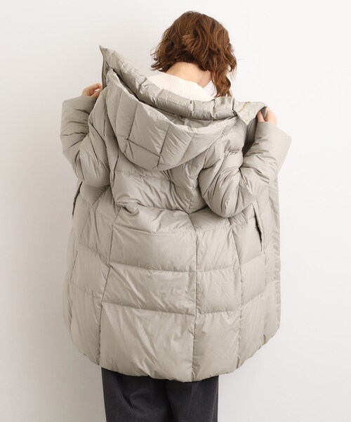名品アウター/800FP・多機能】つつまれダウンロング（ダウンジャケット