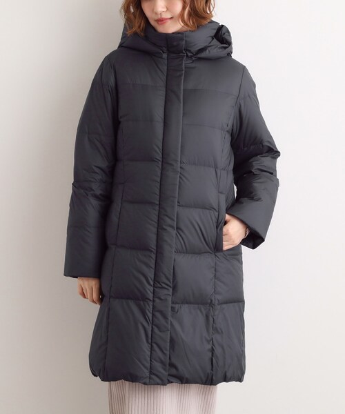 名品アウター/800FP・多機能】つつまれダウンロング（ダウンジャケット