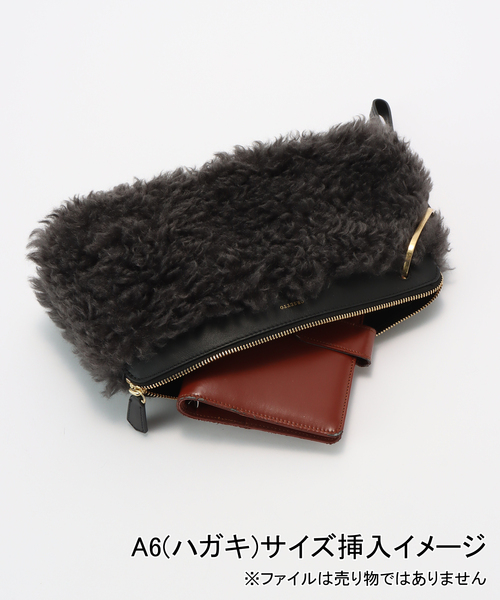 LE TALON（ルタロン）の「ORSETTO/ オルセット MORBIDO（ハンドバッグ・レディース・ブラウン/ブラック・FREE）」の7枚目の写真