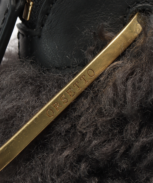 LE TALON（ルタロン）の「ORSETTO/ オルセット MORBIDO（ハンドバッグ・レディース・ブラウン/ブラック・FREE）」の9枚目の写真