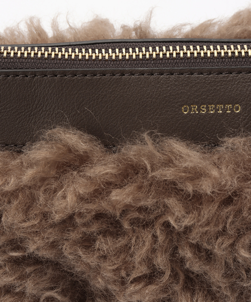 LE TALON（ルタロン）の「ORSETTO/ オルセット MORBIDO（ハンドバッグ・レディース・ブラウン/ブラック・FREE）」の12枚目の写真
