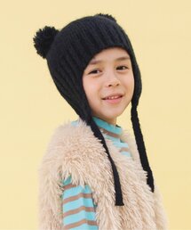 BREEZE | 【WEB限定】くま耳ボンネット(ニットキャップ/ビーニー)