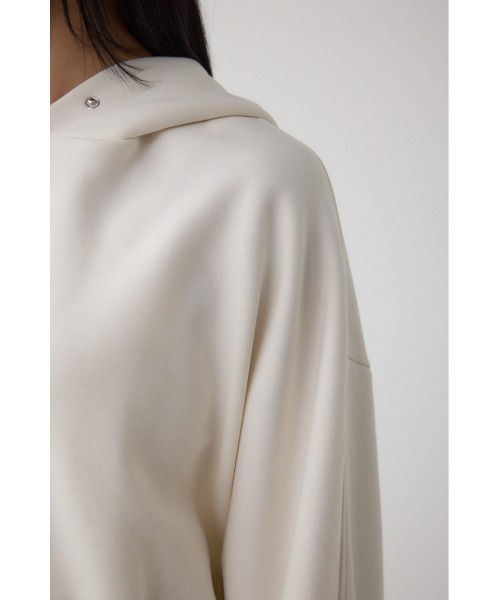 AZUL by moussy(アズールバイマウジー)の「フハクドッキングパーカー(パーカー・レディース・アイボリー/ブラック/チャコールグレー・FREE)」の12枚目の写真