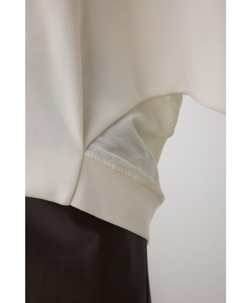 AZUL by moussy(アズールバイマウジー)の「フハクドッキングパーカー(パーカー・レディース・アイボリー/ブラック/チャコールグレー・FREE)」の14枚目の写真