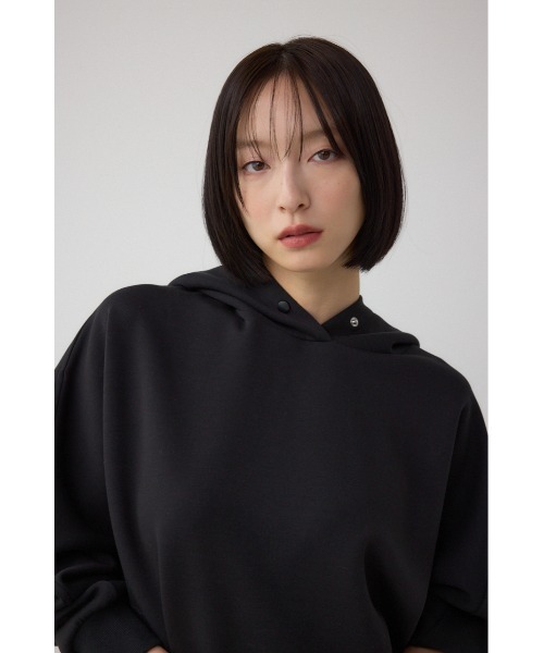 AZUL by moussy(アズールバイマウジー)の「フハクドッキングパーカー(パーカー・レディース・アイボリー/ブラック/チャコールグレー・FREE)」の16枚目の写真