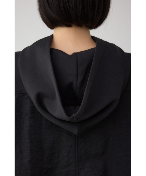 AZUL by moussy(アズールバイマウジー)の「フハクドッキングパーカー(パーカー・レディース・アイボリー/ブラック/チャコールグレー・FREE)」の22枚目の写真