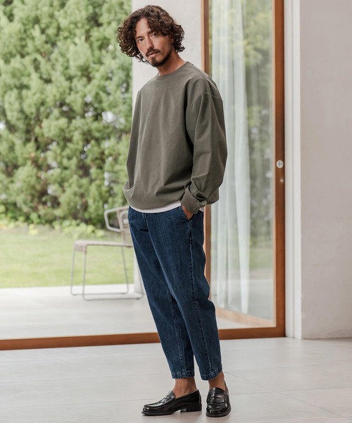 mlt5458-サーマル裾スピンドルロングスリーブカットソー（Tシャツ