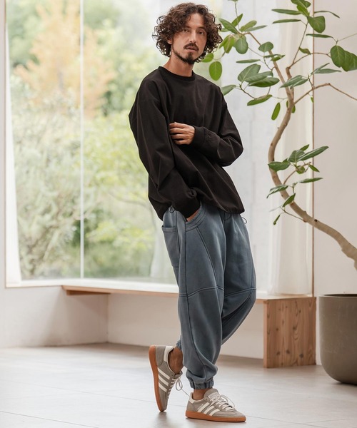 mlt5458-サーマル裾スピンドルロングスリーブカットソー（Tシャツ