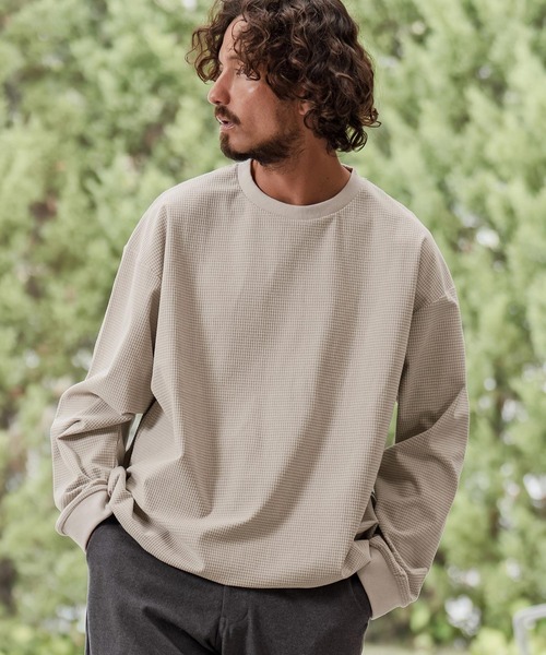 mlt5458-サーマル裾スピンドルロングスリーブカットソー（Tシャツ