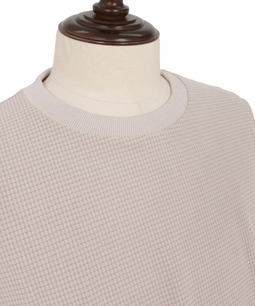 CAMBIO（カンビオ）の「mlt5458-サーマル裾スピンドルロングスリーブカットソー（Tシャツ/カットソー・メンズ・グレー/ホワイト/グレイッシュベージュ/ブラック・M/L/XL）」の6枚目の写真