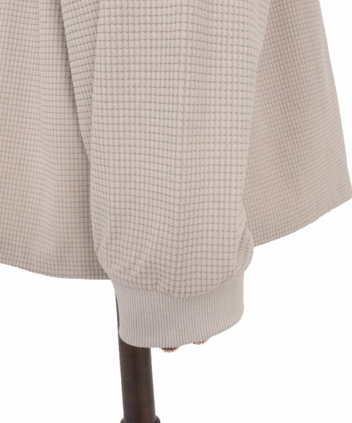 CAMBIO（カンビオ）の「mlt5458-サーマル裾スピンドルロングスリーブカットソー（Tシャツ/カットソー・メンズ・グレー/ホワイト/グレイッシュベージュ/ブラック・M/L/XL）」の5枚目の写真