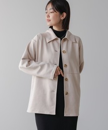 Bou Jeloud（ブージュルード）の「ステンカラースエードジャケット（テーラードジャケット）」