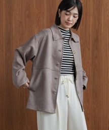 Bou Jeloud（ブージュルード）の「ステンカラースエードジャケット（テーラードジャケット）」