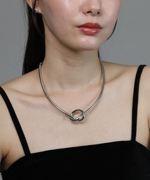 J by blue（ジェイバイブルー）の「ビッグノットデザインチョーカー / ニッケルフリー（チョーカー）」