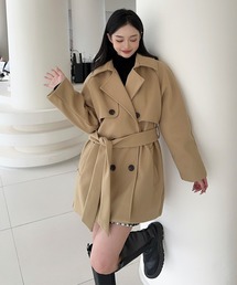 Jasmine Grandiflorum（ジャスミングランディフローラム）の「【Jasmine】ルーズオーバーコート（ピーコート）」