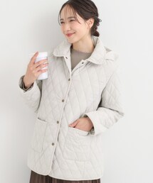 SHOO・LA・RUE | 【撥水/フード取り外し可】サッと羽織れる ダイヤ柄キルトジャケット【CIRCRIC】(その他アウター)