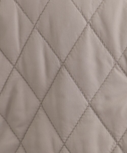 SHOO・LA・RUE(シューラルー)の「【撥水/フード取り外し可】サッと羽織れる ダイヤ柄キルトジャケット(その他アウター・レディース・ブラウン系/ブラック/ベージュ・02/03/04/01)」の11枚目の写真