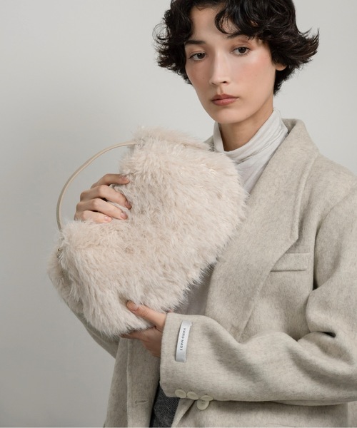 lawgy（ラウジー）の「handmade trapezoid collar jacket coat / ハンドメイドトラペゾイドカラージャケットコート（その他アウター・レディース・オートミール/イエロー・FREE）」の7枚目の写真