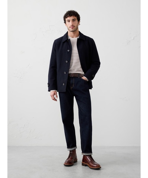 BANANA REPUBLIC FACTORY STORE(バナナリパブリック ファクトリーストア)の「BANANA REPUBLIC FACTORY STORE メリノウール テクスチャード ストライプセーター(ニット/セーター・メンズ・ブラウン・S/M/L/XL)」の5枚目の写真