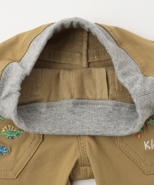 kladskap（クレードスコープ）の「恐竜裾折り返しロング丈ストレートパンツ（その他パンツ・キッズ・ベージュ/カーキ・100cm/110cm/120cm/90cm/130cm）」の6枚目の写真