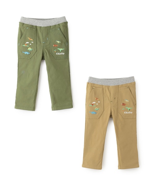 kladskap（クレードスコープ）の「恐竜裾折り返しロング丈ストレートパンツ（その他パンツ・キッズ・ベージュ/カーキ・100cm/110cm/120cm/90cm/130cm）」の15枚目の写真