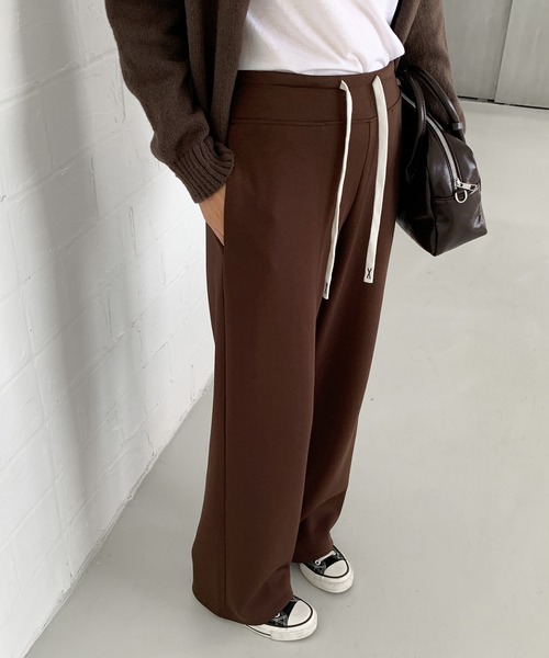 velocioベロシオパッド付き裏起毛ビブタイツ ブラウン velocioベロシオパッド付き裏起毛ビブタイツ ブラウン Qualifierパンツ