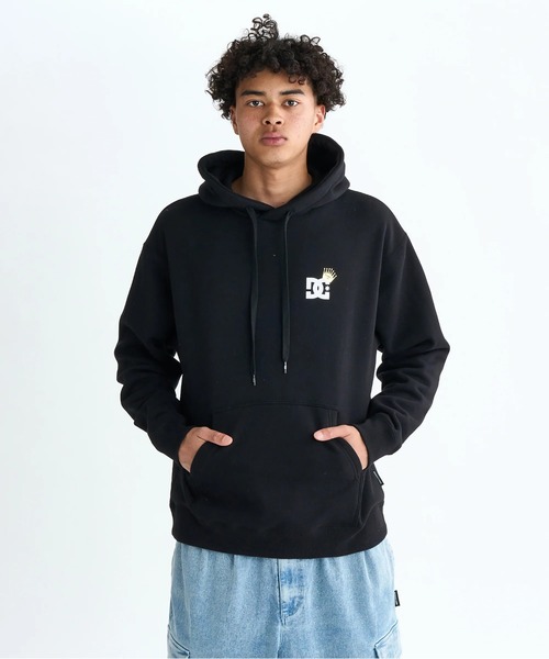 DC SHOES(ディーシーシューズ)の「25 CROWN STAR PH/DCワンポイントロゴパーカー・フーディー(パーカー・メンズ・グレー/ブラック・MEDIUM/LARGE/X-LARGE)」の6枚目の写真