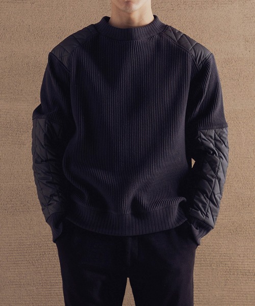 日本製・ワッフルシャツ 】Jackman X Lavenham Waffle Armored Midneck