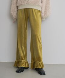 kivi | 裾フレアベロアパンツ(その他パンツ)