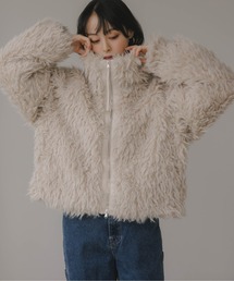 210nouve | シープファー スタンドカラー ブルゾン(ブルゾン)