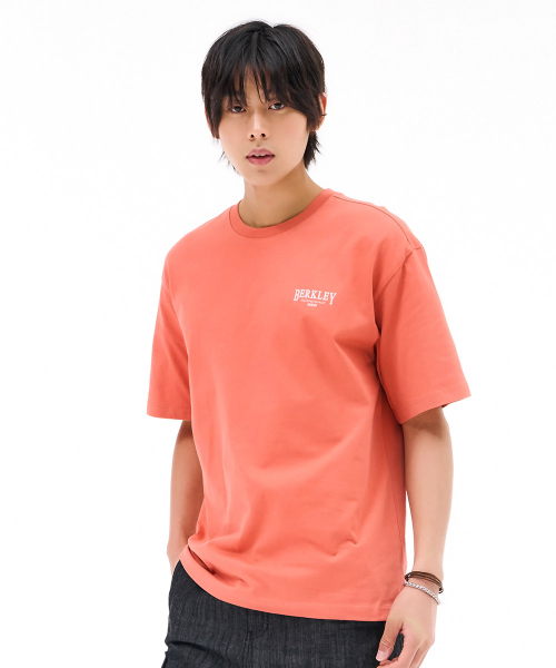 CHASECULT(チェイスカルト)の「ユニセックスバックプリント半袖Tシャツ-ピンク(Tシャツ/カットソー・メンズ・オレンジ・90/100/95/105)」の2枚目の写真