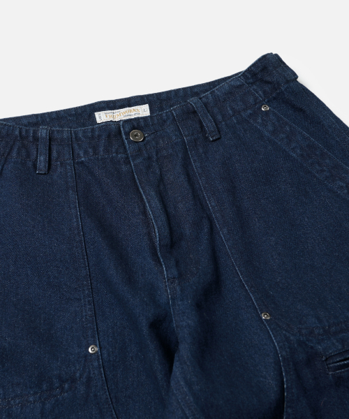 FRIZMWORKS（フリズムワークス）の「DENIM DOUBLE KNEE PANTS _ INDIGO（デニムパンツ・メンズ・その他・LARGE）」の3枚目の写真