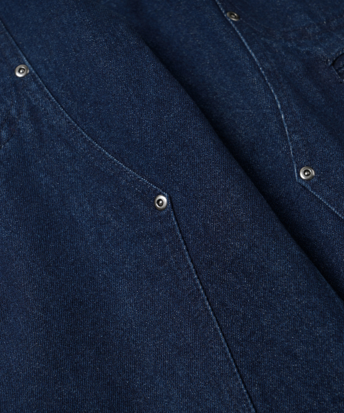 FRIZMWORKS（フリズムワークス）の「DENIM DOUBLE KNEE PANTS _ INDIGO（デニムパンツ・メンズ・その他・LARGE）」の5枚目の写真