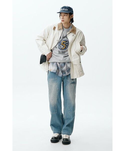 FRIZMWORKS（フリズムワークス）の「DENIM DOUBLE KNEE PANTS _ INDIGO（デニムパンツ・メンズ・その他・LARGE）」の9枚目の写真