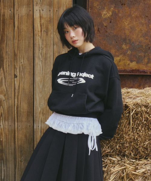 W Identity Hoodie - Black（パーカー）｜Opening Project