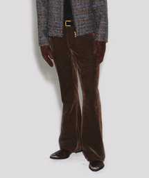 Vesper tape detail boots cut pants brown