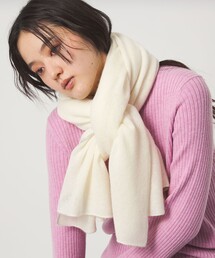 green label relaxing | カシミヤニット サイドライン ストール(ストール/ショール)