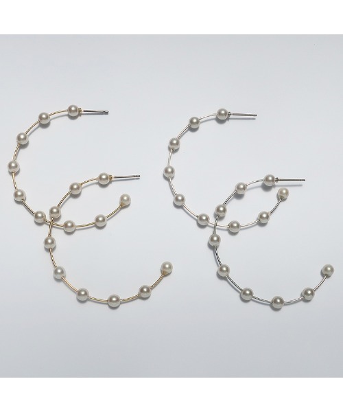 ISS(イズ)の「【金属アレルギー対応】ピアス 純チタン ニッケルフリー 日本製(ピアス(両耳用)・レディース・シルバー/ゴールド系その他/ゴールド・FREE)」の4枚目の写真