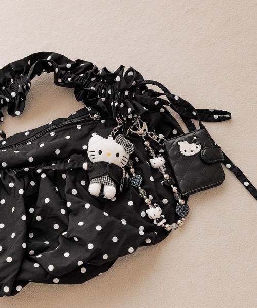 HELLO KITTY】キルティングプロフブックキーチャーム 599574