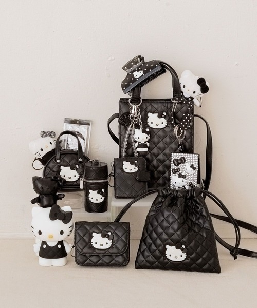 HELLO KITTY】キルティングプロフブックキーチャーム 599574